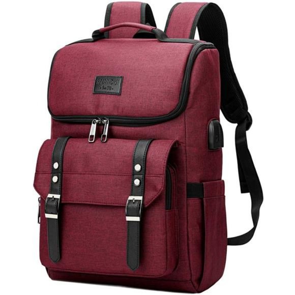 Vintage Backpack Travel Laptop Backpack with usb Charging Port for Women & Men main image 6
